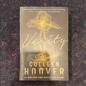 Colleen Hoover 'Verity' Book